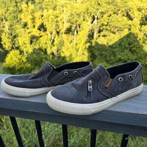 Blowfish Malibu Womens Canvas Slip-On Shoes